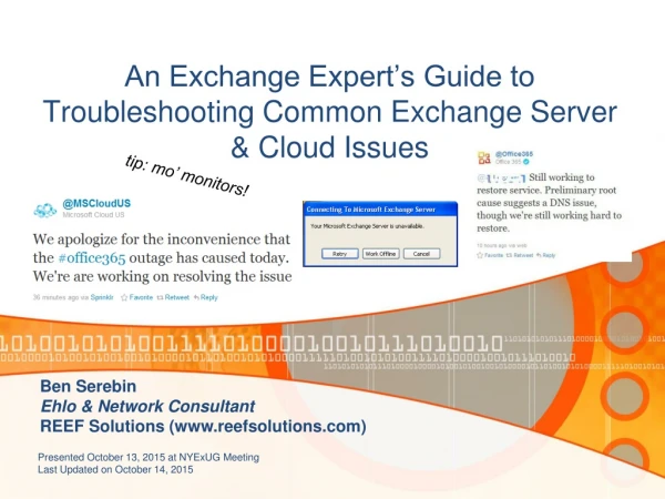 An Exchange Expert’s Guide to Troubleshooting Common Exchange Server &amp; Cloud Issues