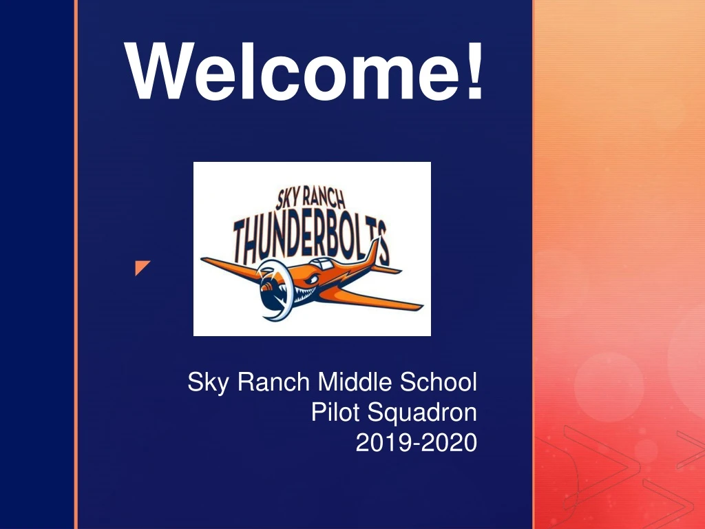 sky ranch middle school pilot squadron 2019 2020