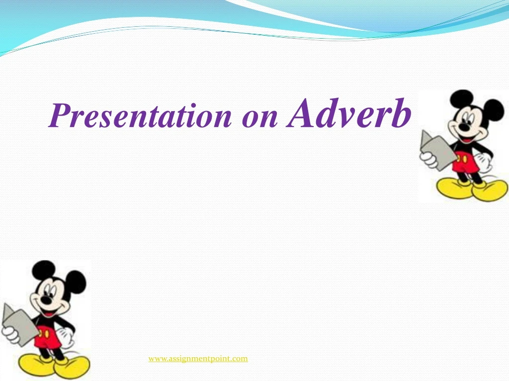 presentation on adverb