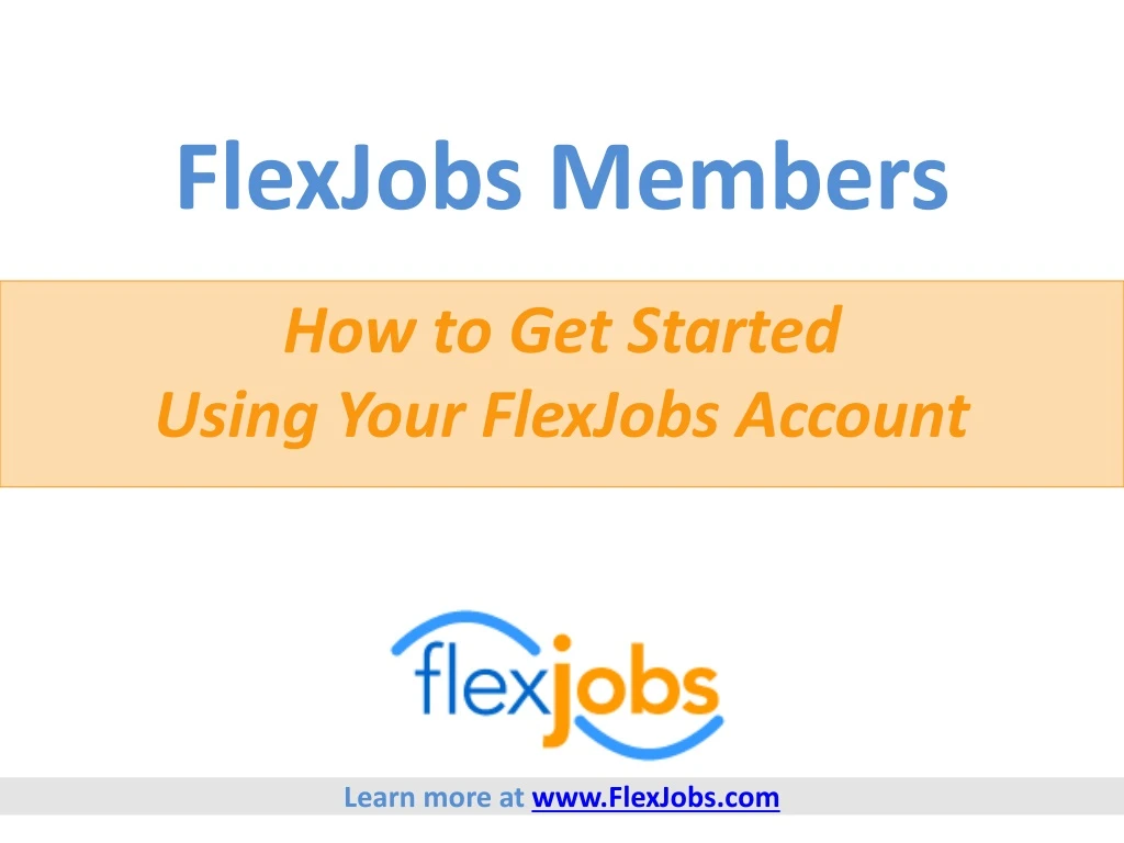 flexjobs members