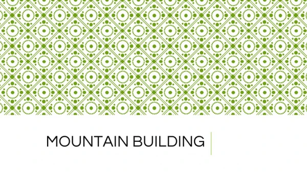 MOUNTAIN BUILDING
