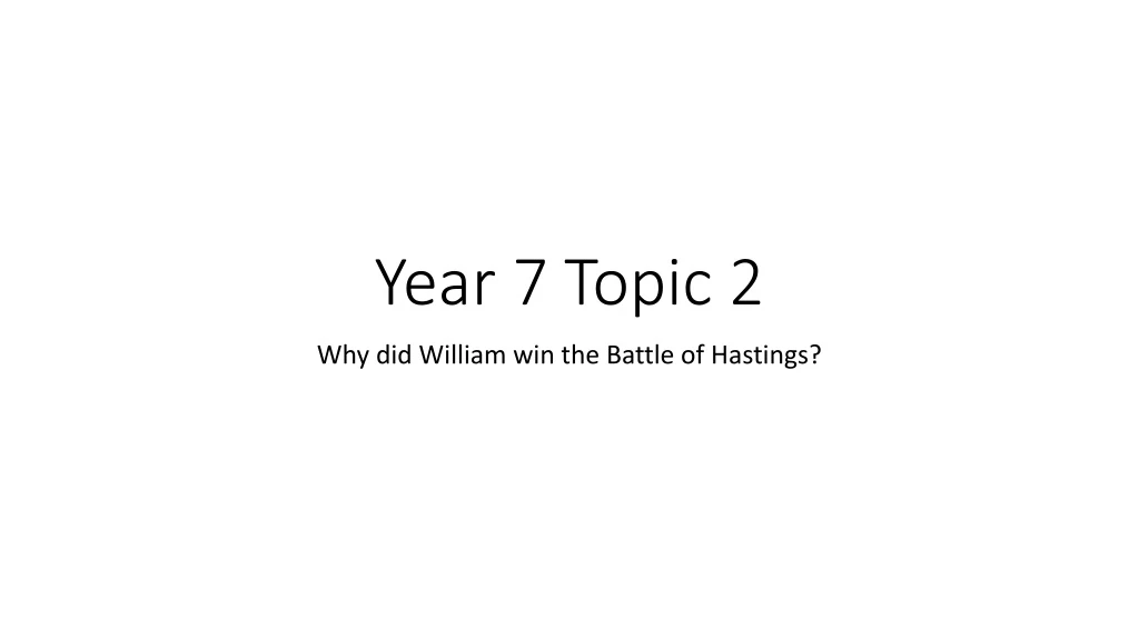 year 7 topic 2