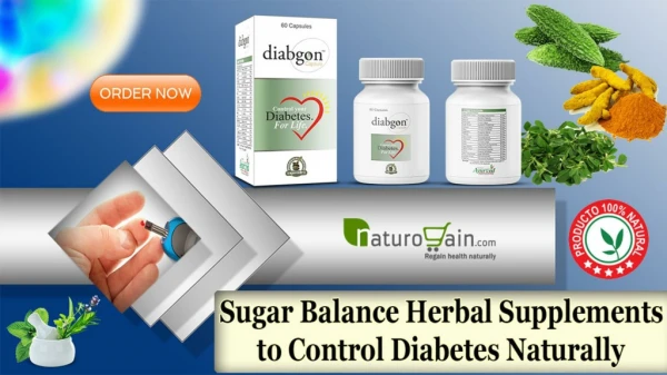 Sugar Balance Herbal Supplements