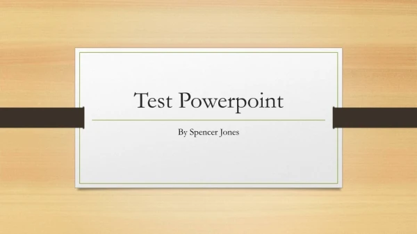 Test Powerpoint
