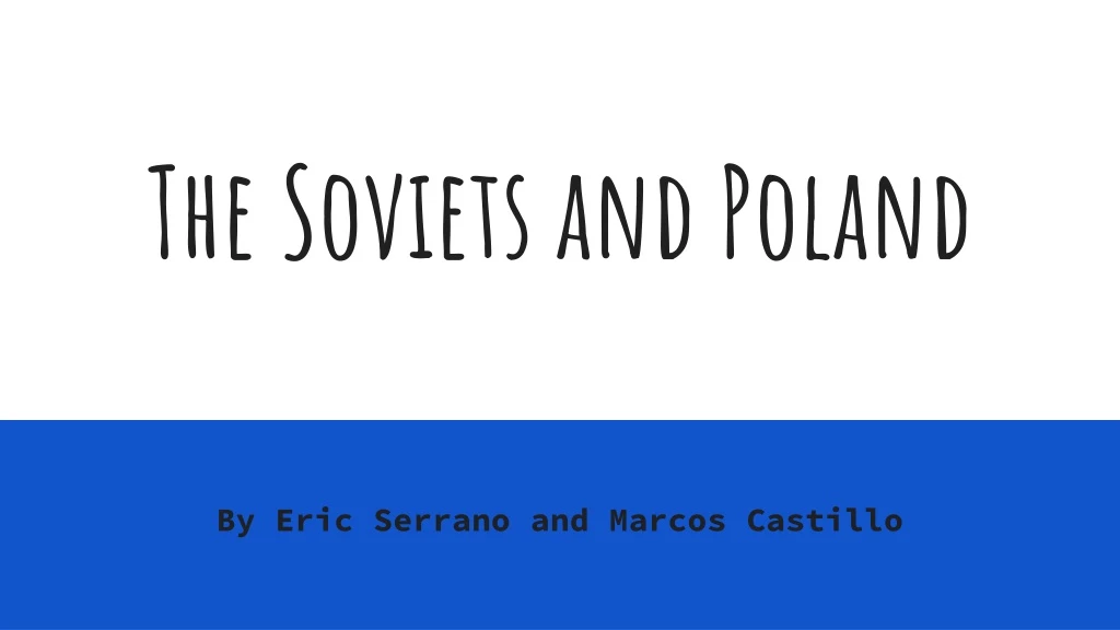 the soviets and poland