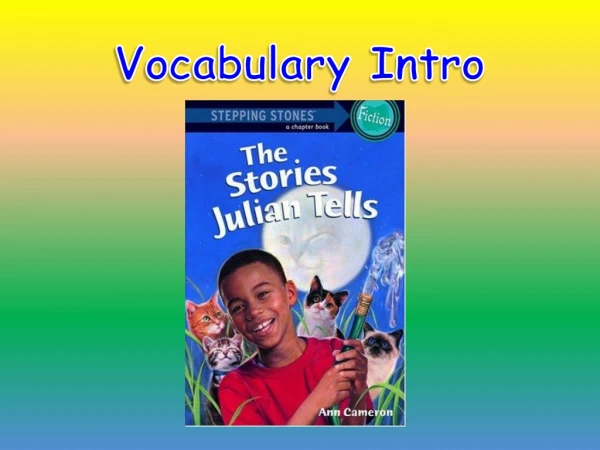 Vocabulary Intro