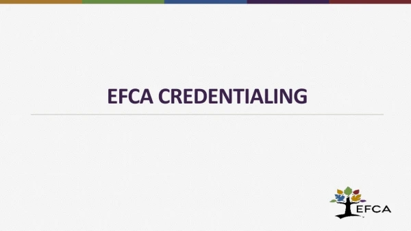 EFCA Credentialing