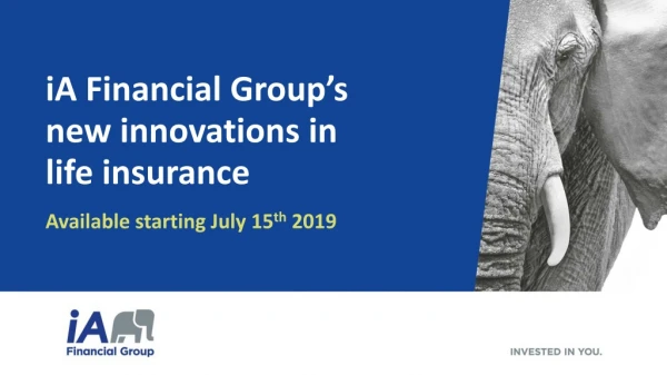 iA Financial Group’s new innovations in life insurance