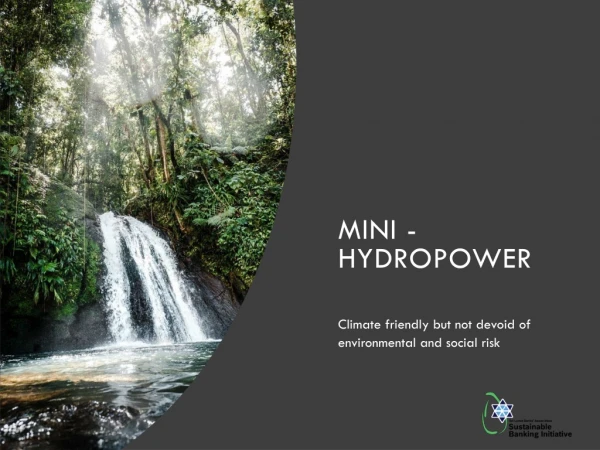 MINI -HYDROPOWER