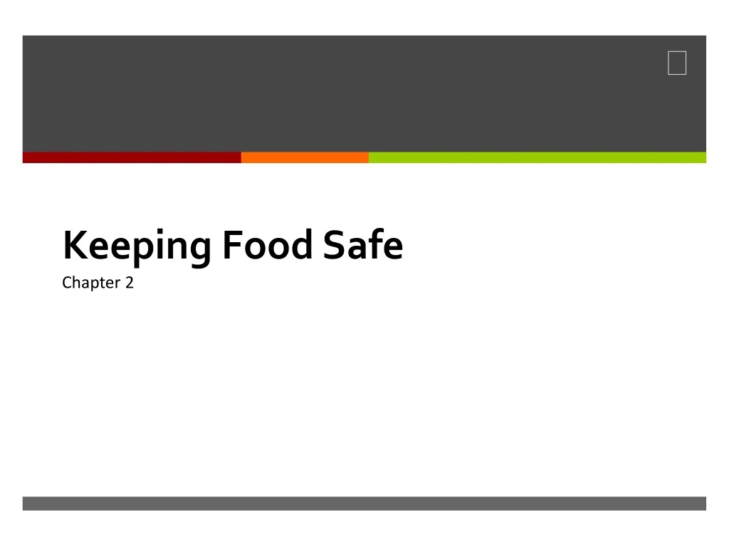keeping food safe