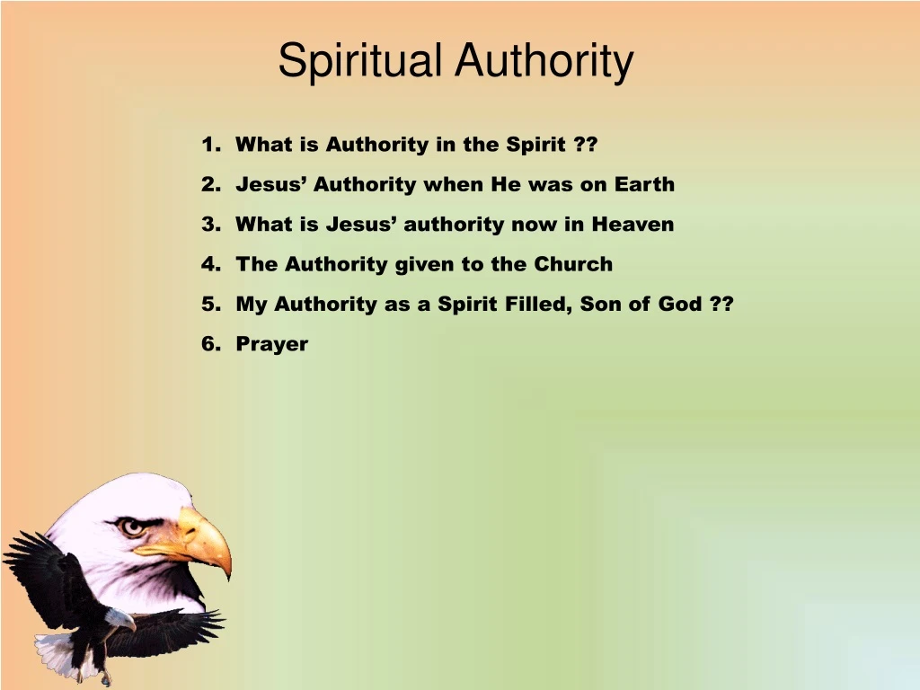 spiritual authority