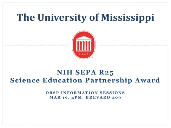 The University of Mississippi