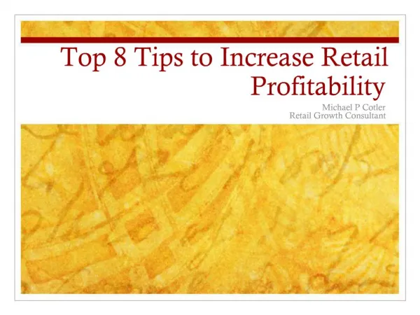 8 tips to increase profitability