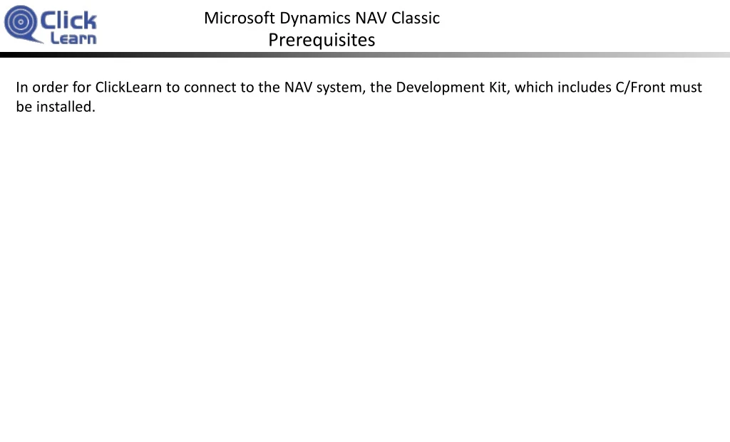 microsoft dynamics nav classic