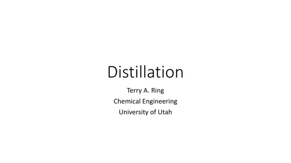 Distillation