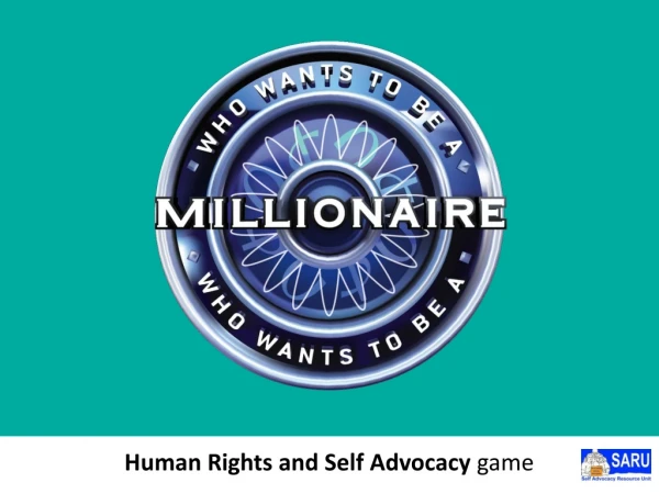 Human Rights and Self Advocacy game