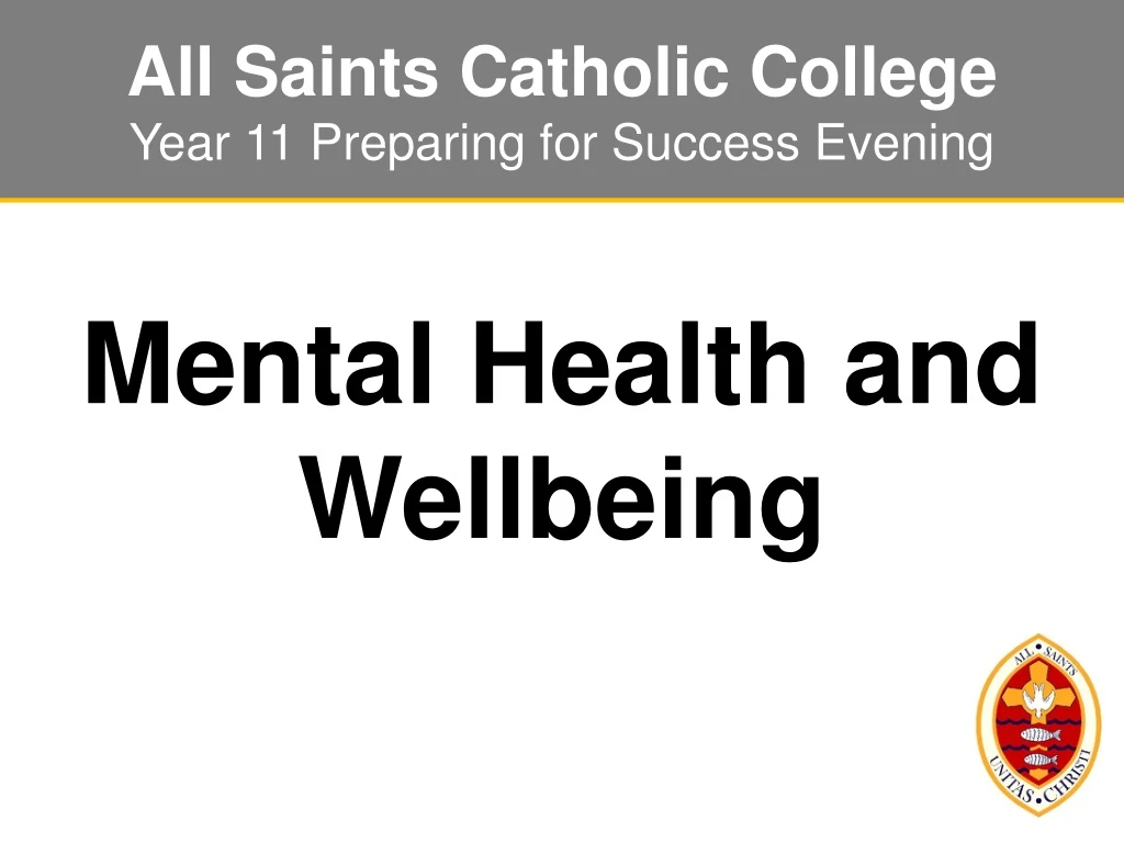 all saints catholic college year 11 preparing