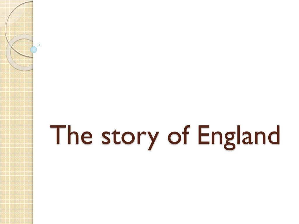 the story of england
