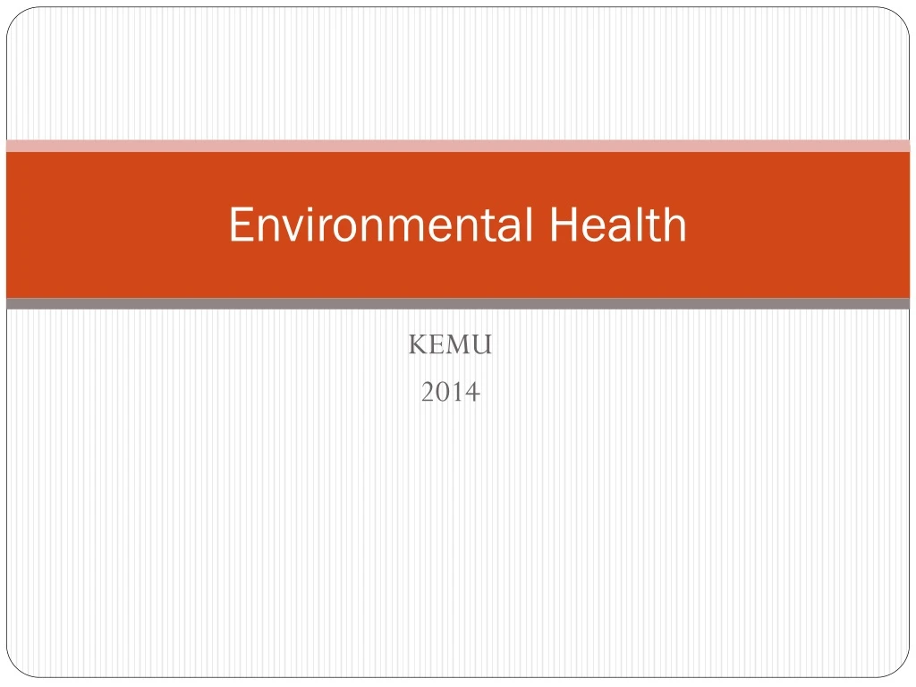 environmental health