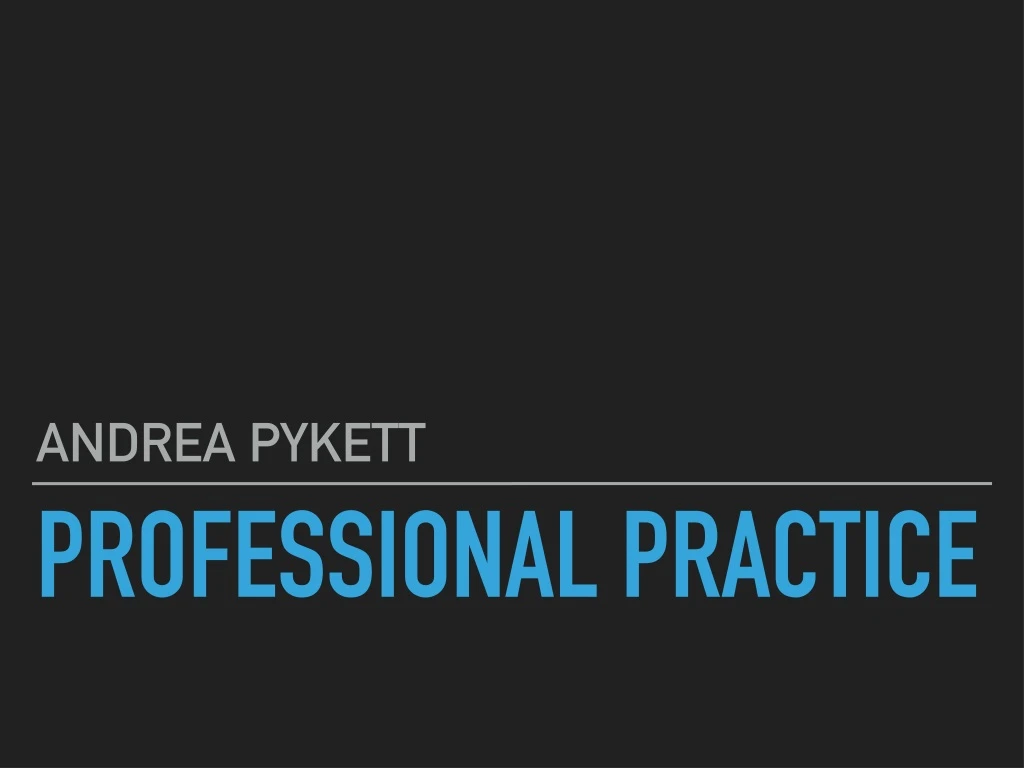 professional practice