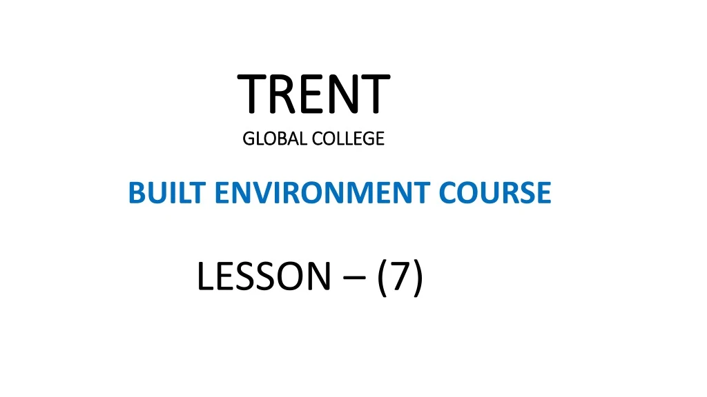 trent global college