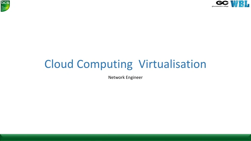 cloud computing virtualisation