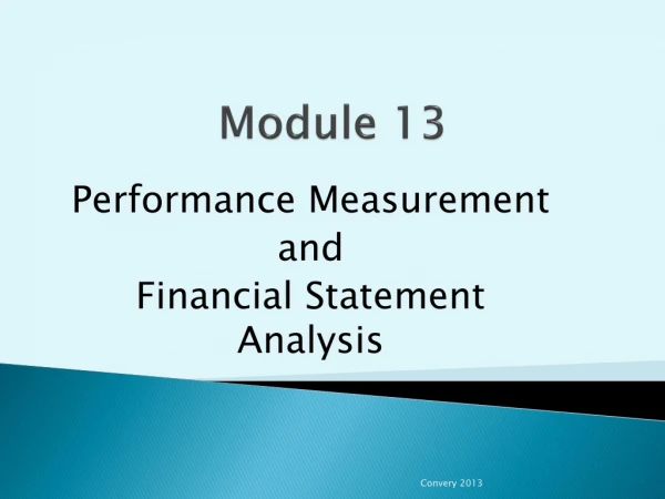 Module 13