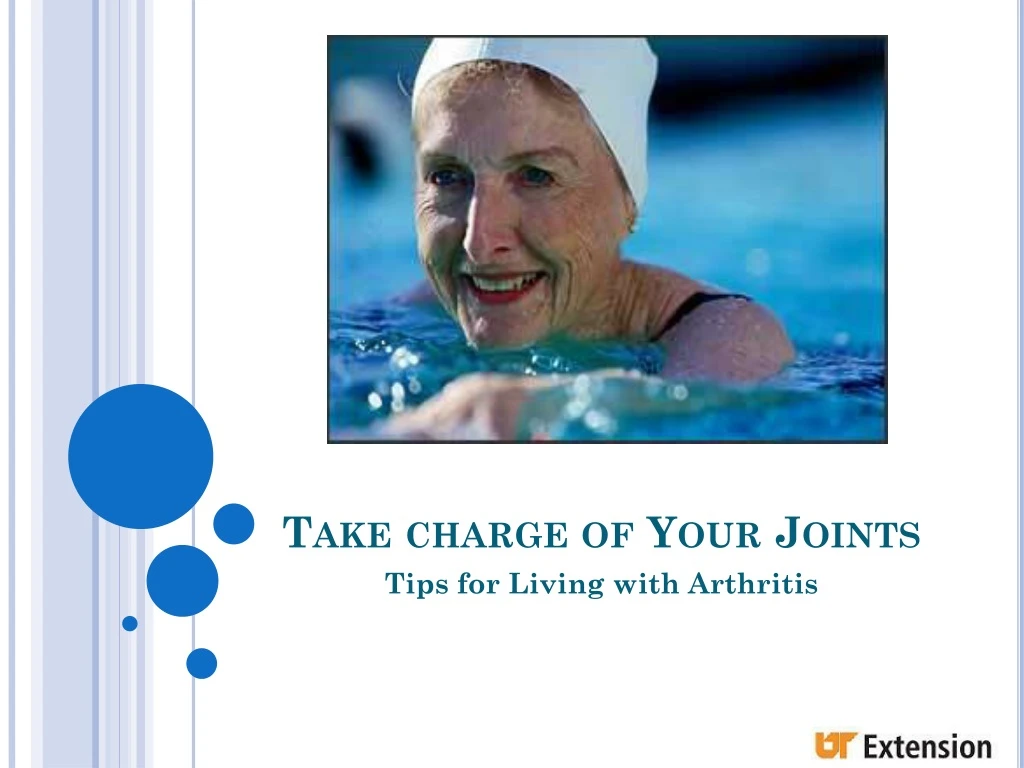 take charge of your joints