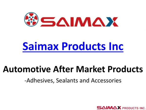 Saimax Products Inc