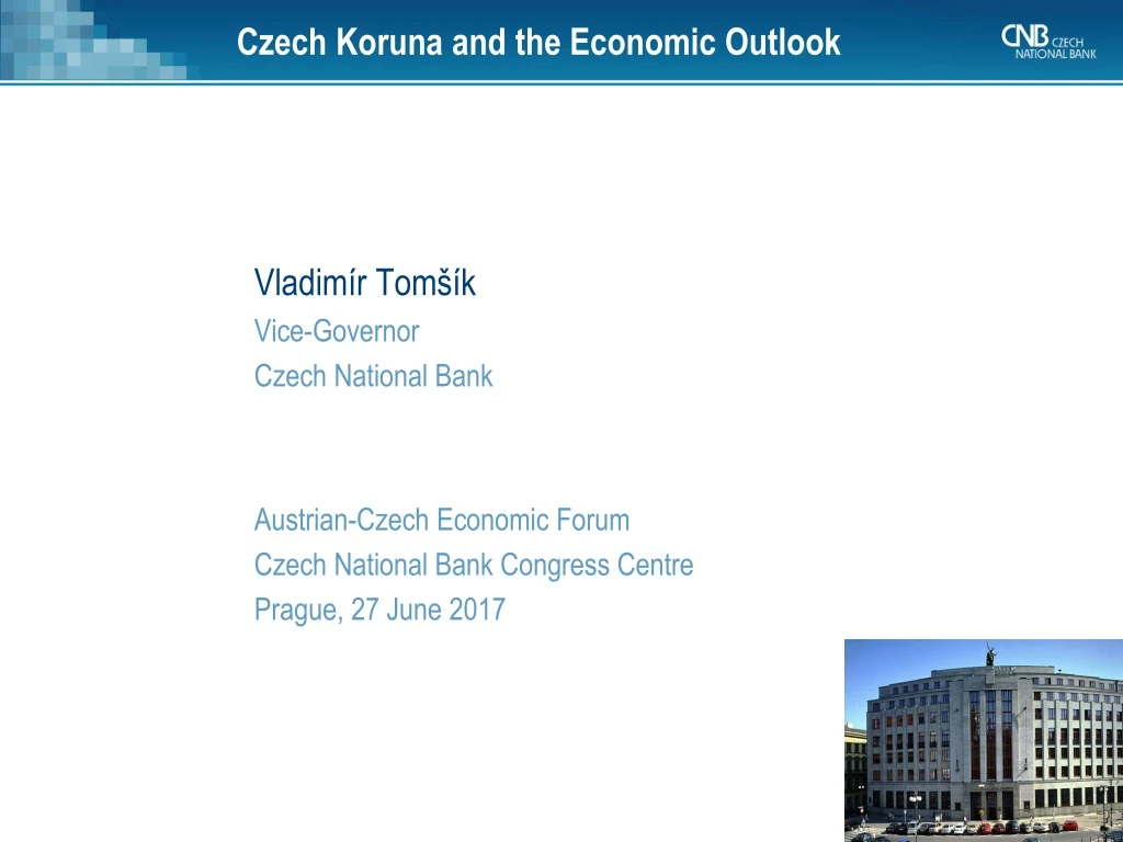 czech koruna and the economic outlook