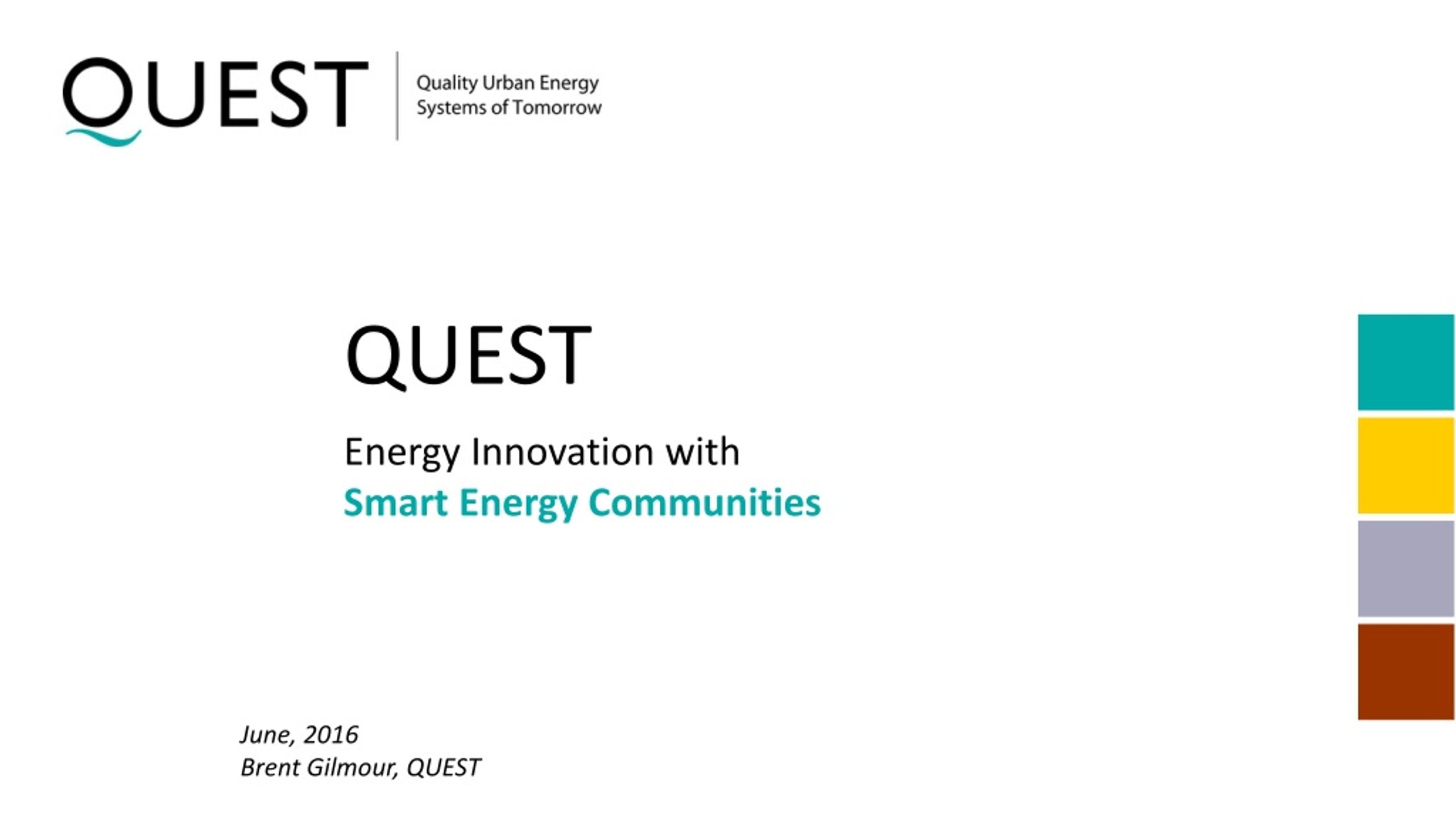 Advancing Smart Energy Communities for Innovation & Sustainability - slide 1