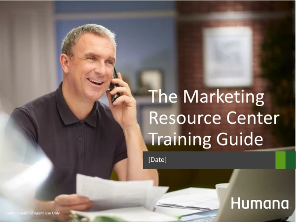 The Marketing Resource Center Training Guide