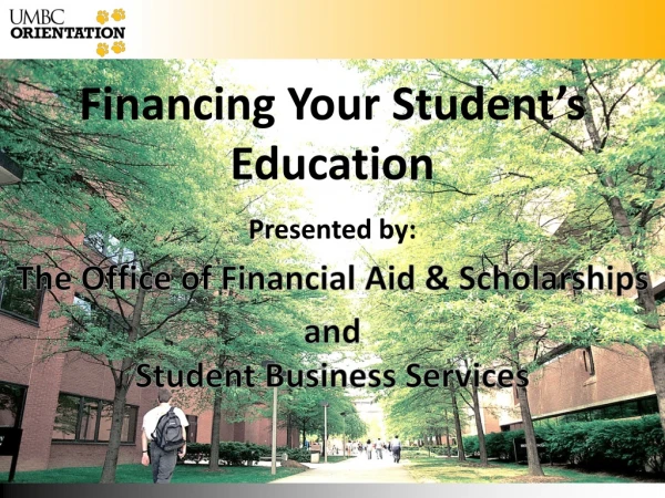 Financing Your Student’s Education