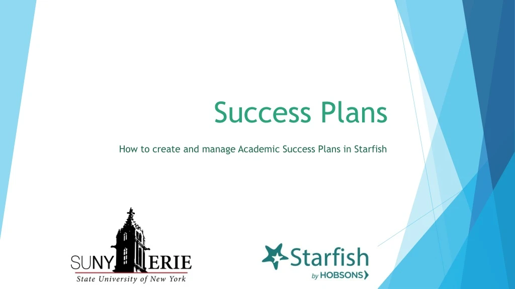 success plans