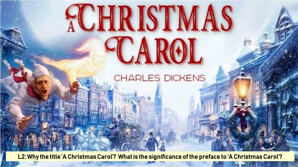 l2 why the title a christmas carol what