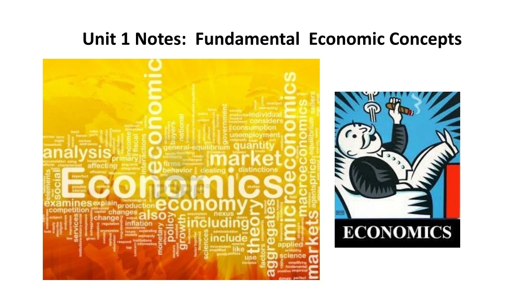 unit 1 notes fundamental economic concepts