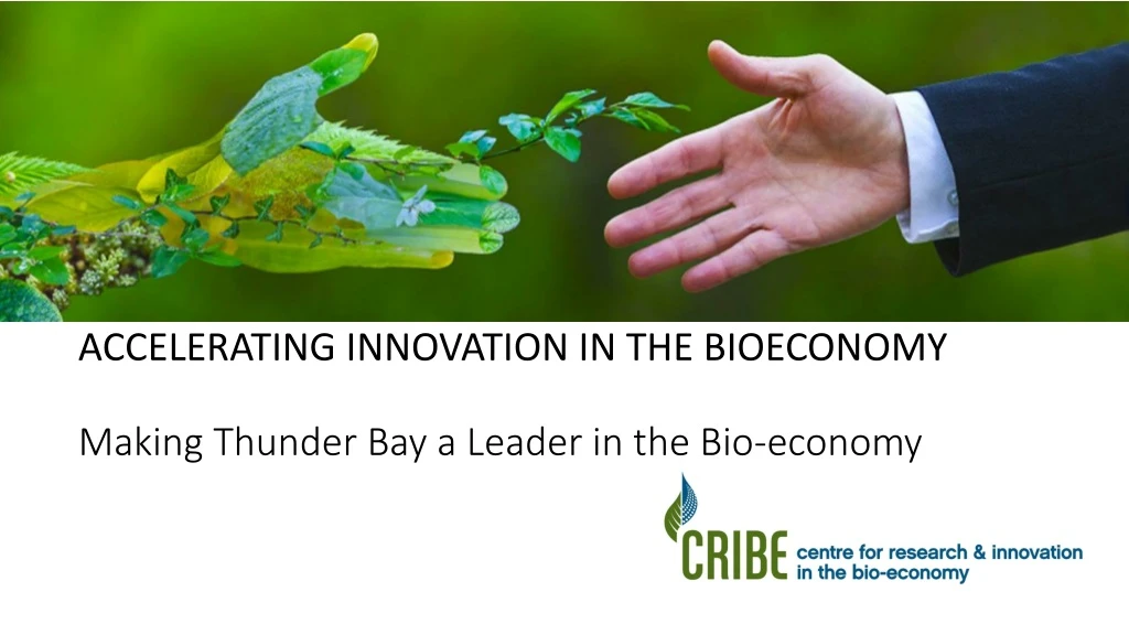 making thunder bay a leader in the bio economy