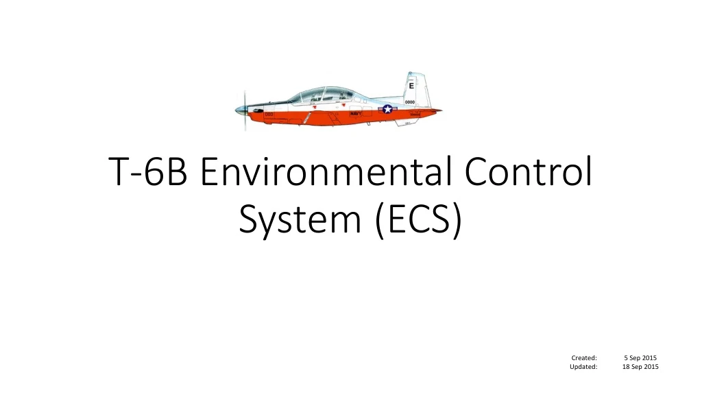 t 6b environmental control system ecs