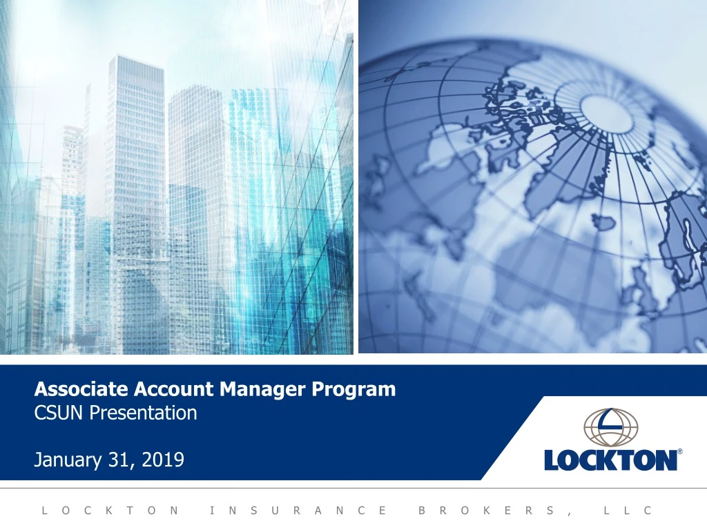 associate account manager program csun presentation january 31 2019