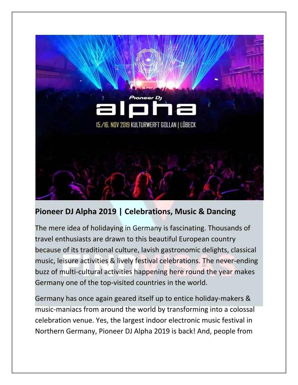 pioneer dj alpha 2019 celebrations music dancing