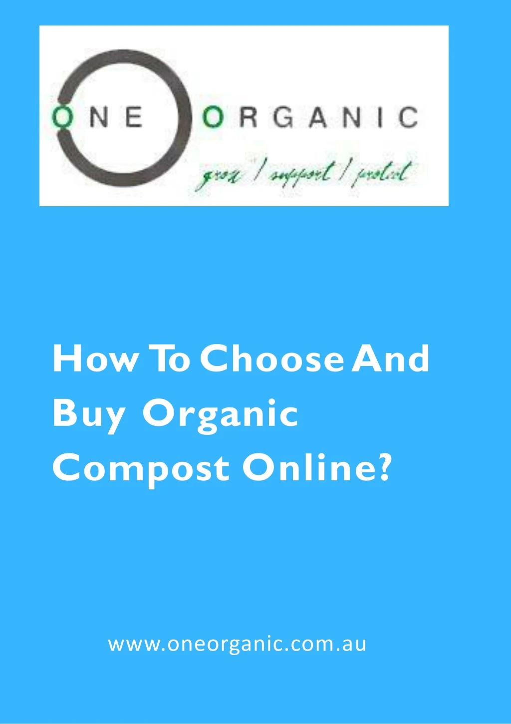 how to choose and buy organic compost online