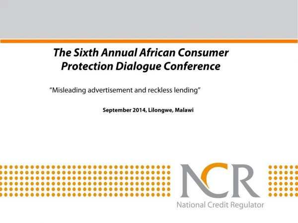 The Sixth Annual African Consumer Protection Dialogue Conference