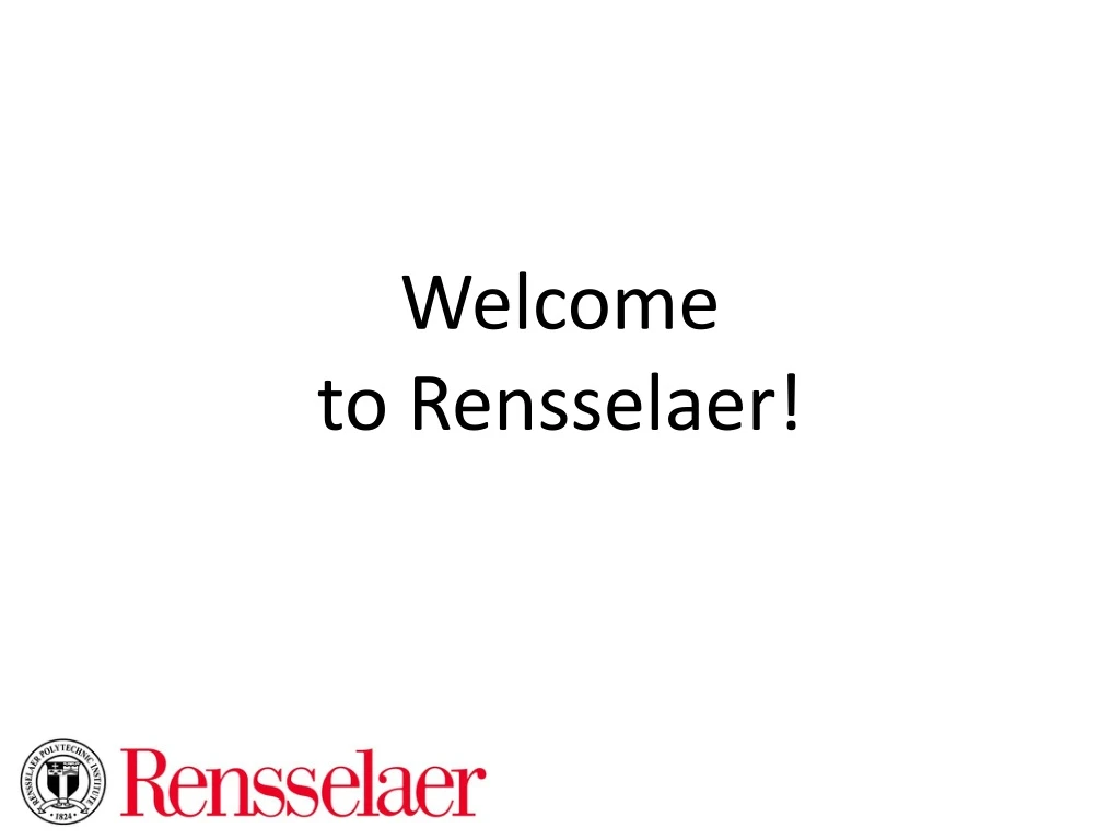 welcome to rensselaer