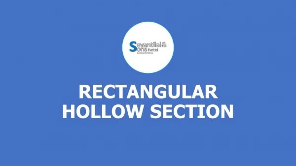 rectangular hollow section