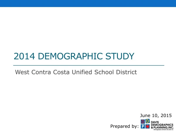 2014 demographic study