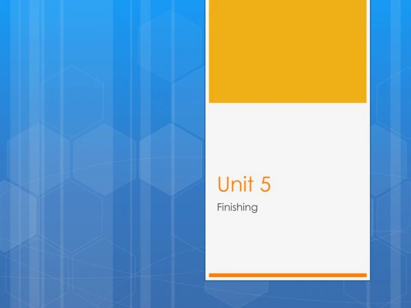 Unit 5