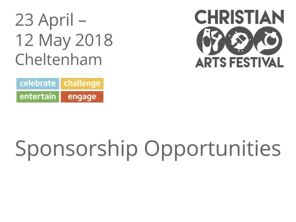 23 April – 12 May 2018 Cheltenham
