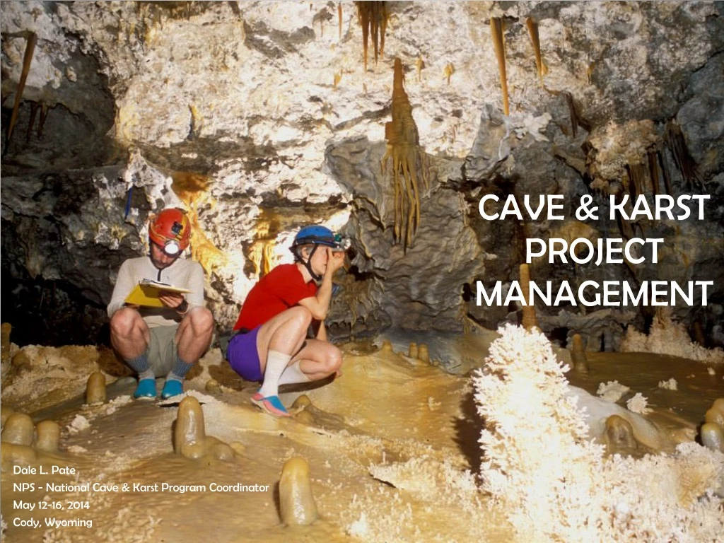 cave karst project management