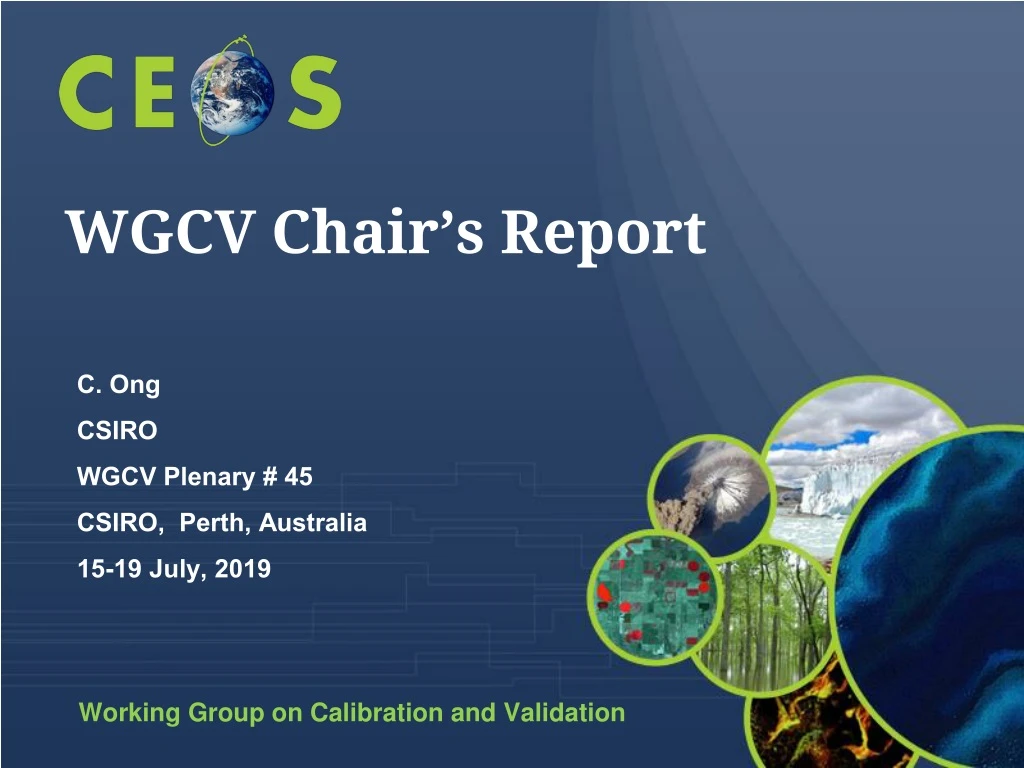 wgcv chair s report