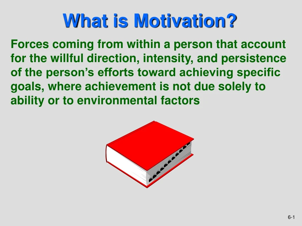 what is motivation